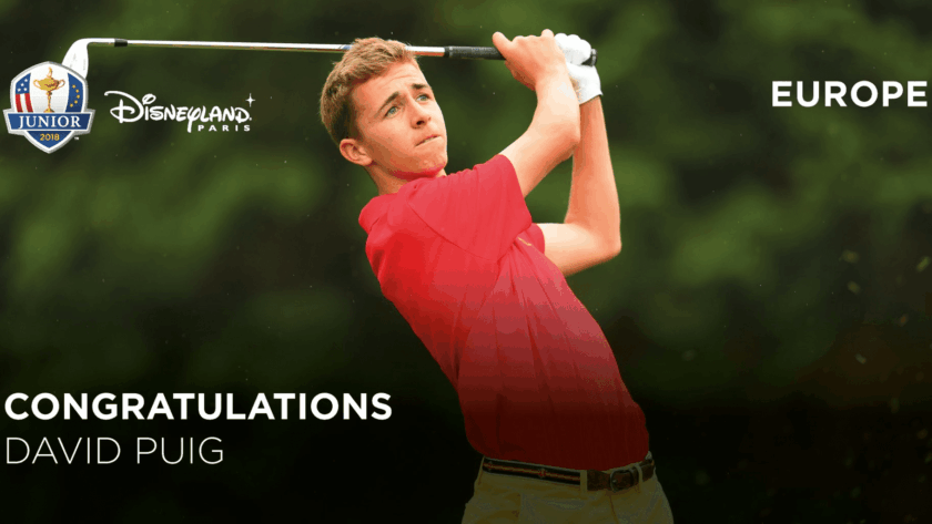 David Puig Jugador de Golf