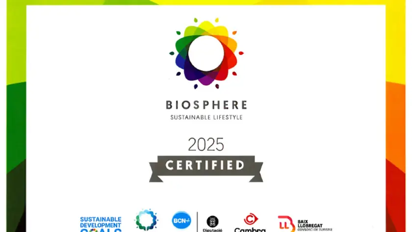 Certificado Biosphere Sustainable Lifestyle 2025