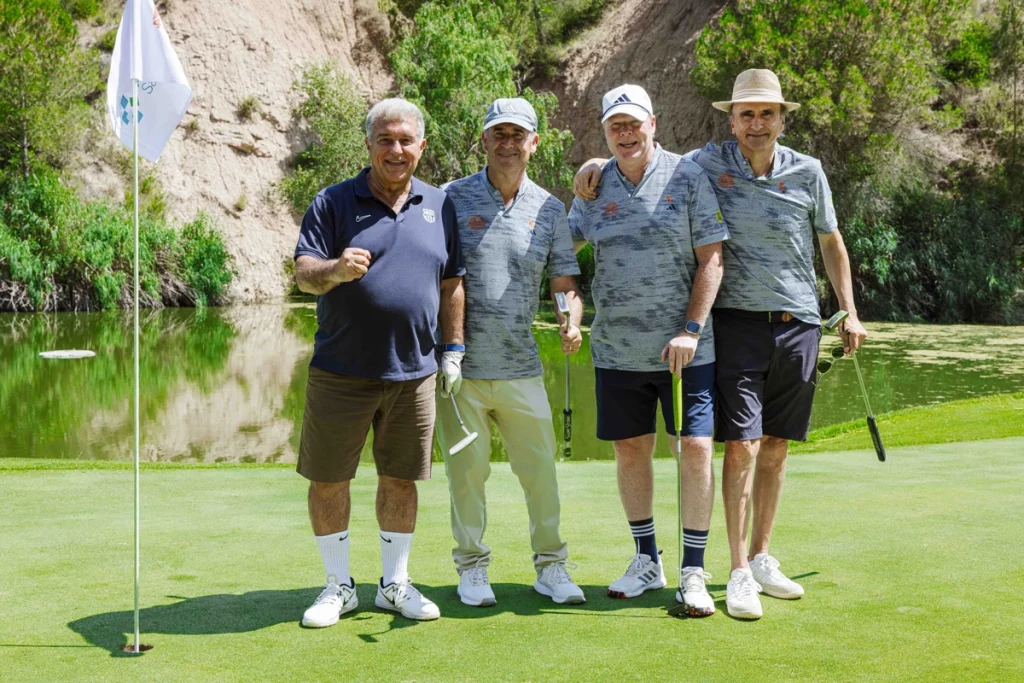 Laporta y Koeman se reconcilian en la Koeman Cup en Club de golf barcelona